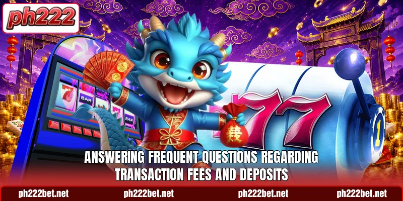 Answering frequent questions regarding transaction fees and deposits