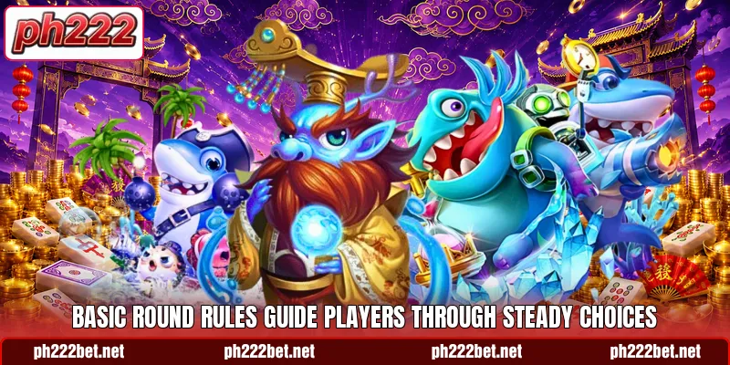 Basic round rules guide players through steady choices Basic round rules guide players through steady choices