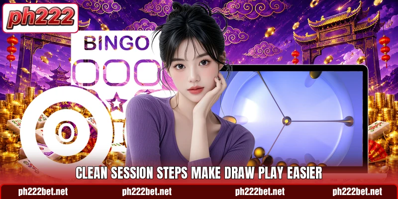 Clean session steps make draw play easier Clean session steps make draw play easier