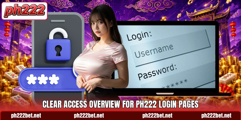 Clear access overview for Ph222 login pages