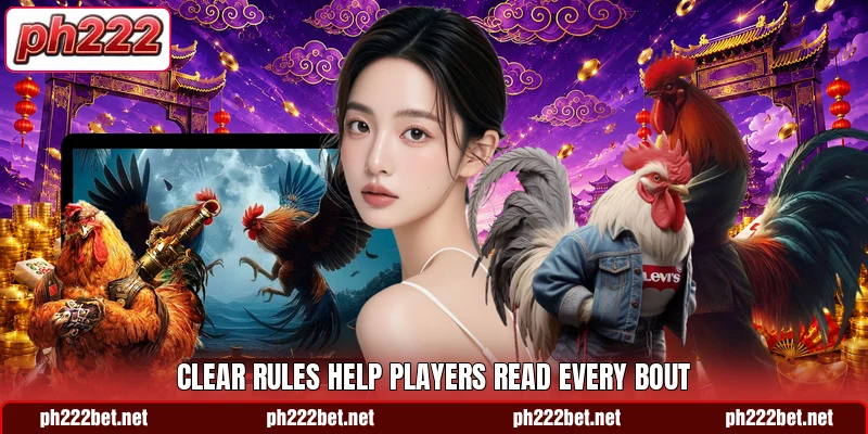 Clear rules help players read every bout