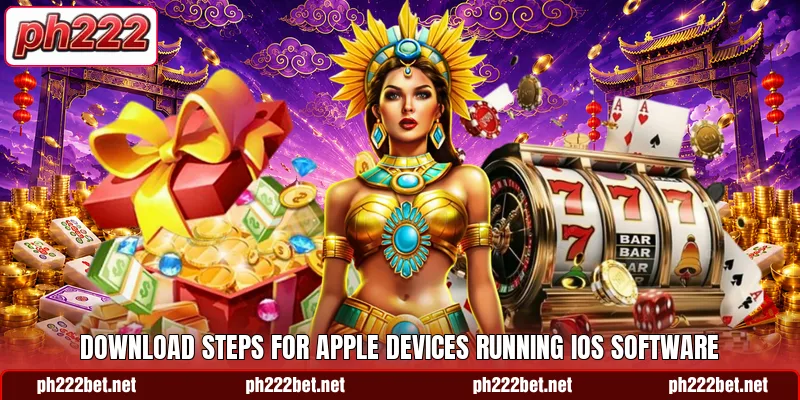 Download steps for apple devices running iOS software
