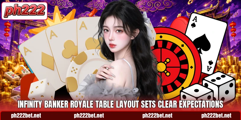 Infinity Banker Royale table layout sets clear expectations Infinity Banker Royale table layout sets clear expectations