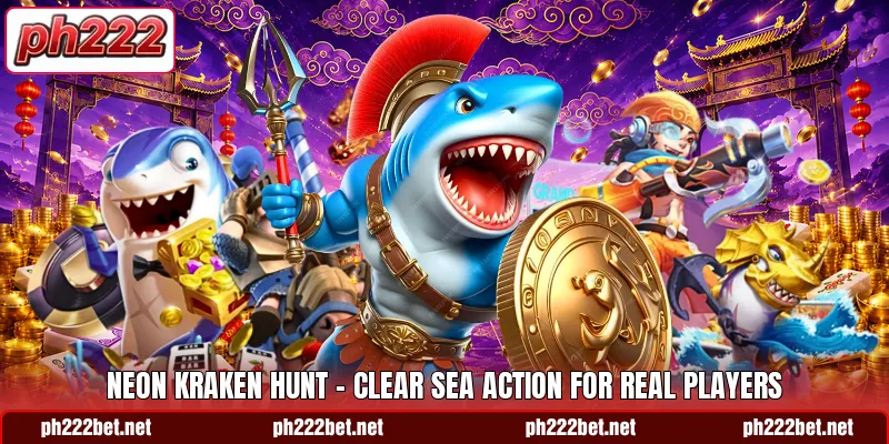 Neon Kraken Hunt - Clear Sea Action For Real Players