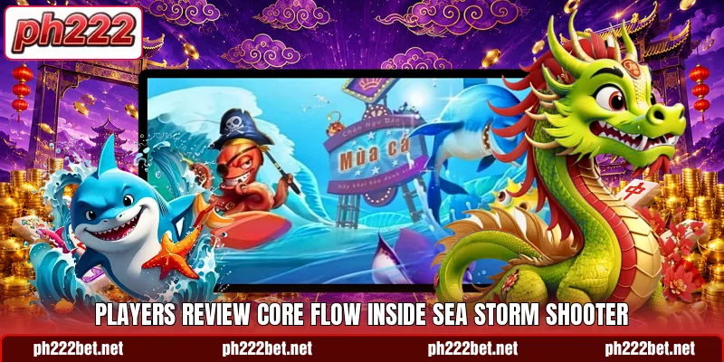 Players review core flow inside Sea Storm Shooter