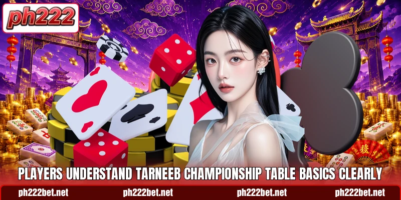 Players understand Tarneeb Championship table basics clearly Players understand Tarneeb Championship table basics clearly