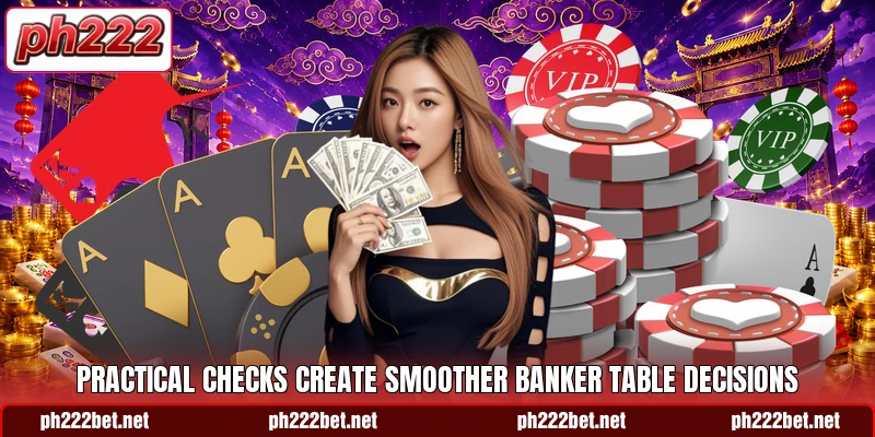 Practical checks create smoother banker table decisions Practical checks create smoother banker table decisions