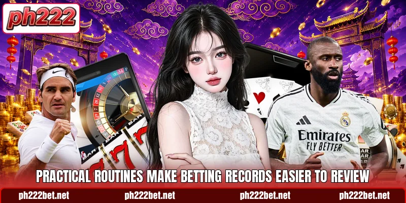 Practical routines make betting records easier to review