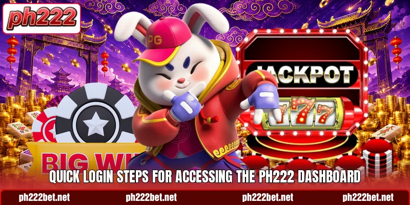 Quick login steps for accessing the Ph222 dashboard