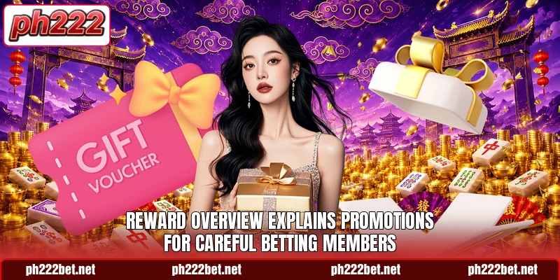 Reward overview explains promotions for careful betting members