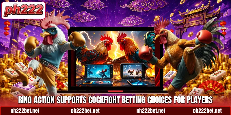 Ring action supports cockfight betting choices for players Ring action supports cockfight betting choices for players