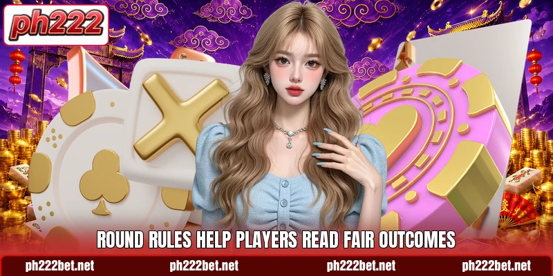 Round rules help players read fair outcomes Round rules help players read fair outcomes