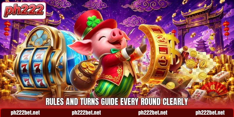 Rules and turns guide every round clearly Rules and turns guide every round clearly
