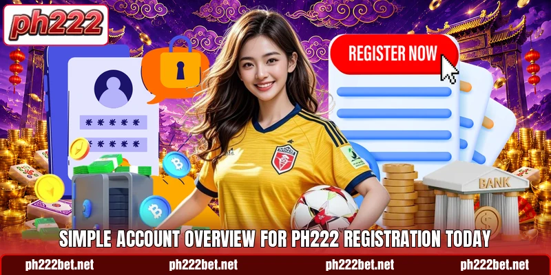 Simple account overview for Ph222 registration today