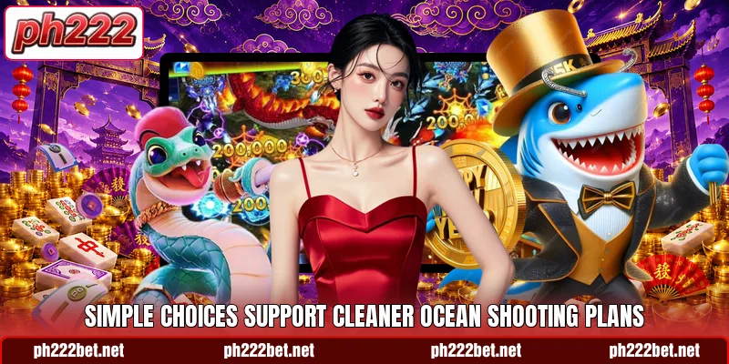 Simple choices support cleaner ocean shooting plans