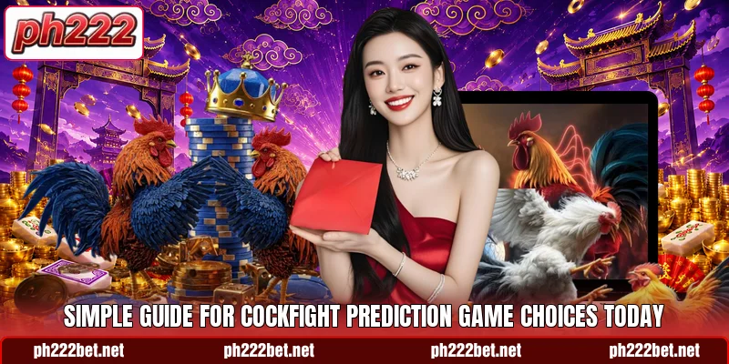 Simple guide for Cockfight Prediction Game choices today